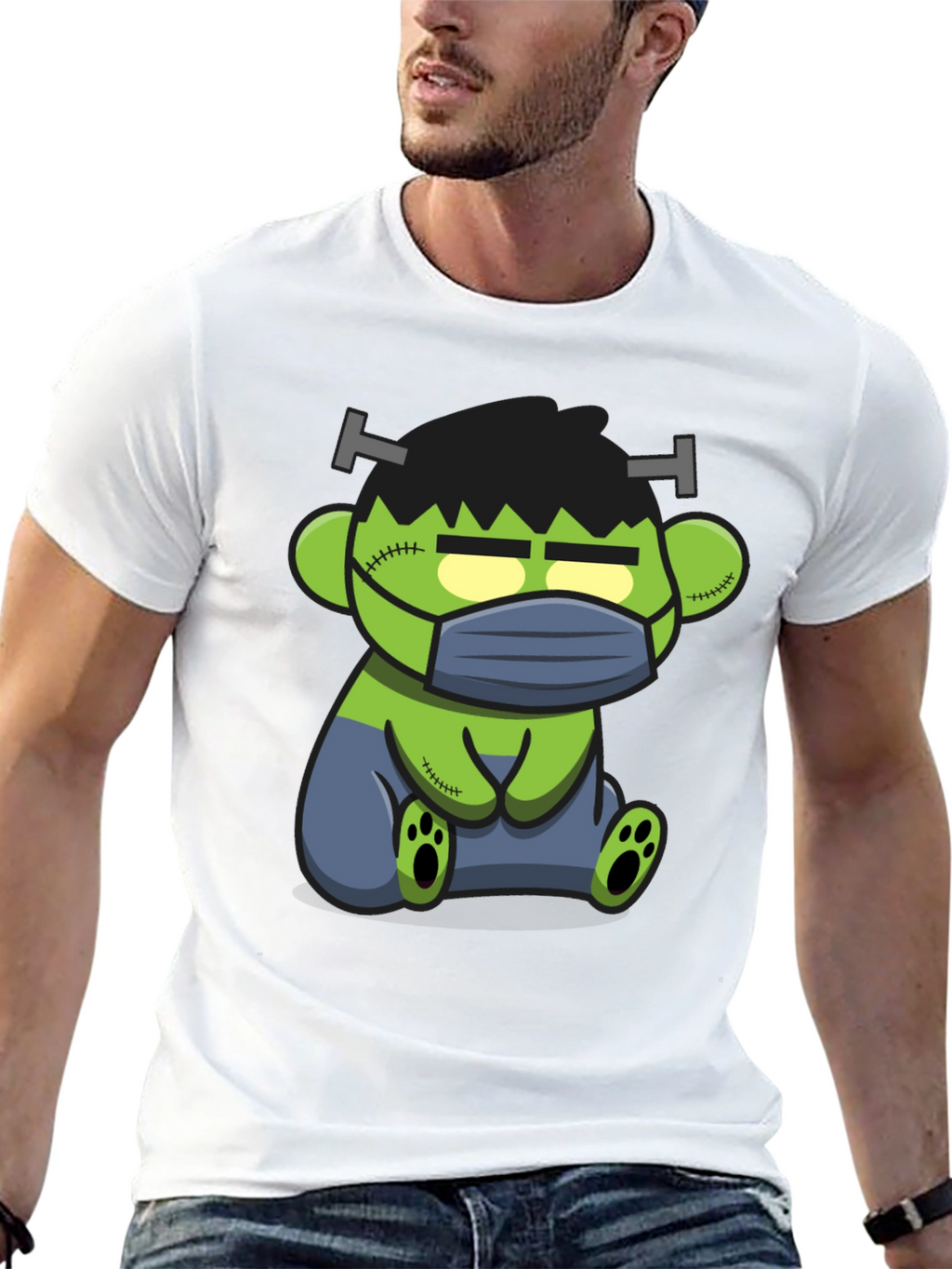Frankenstein Bear T-Shirt - Halloween Edition