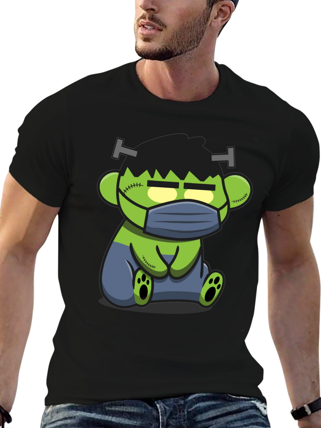 Frankenstein Bear T-Shirt - Halloween Edition