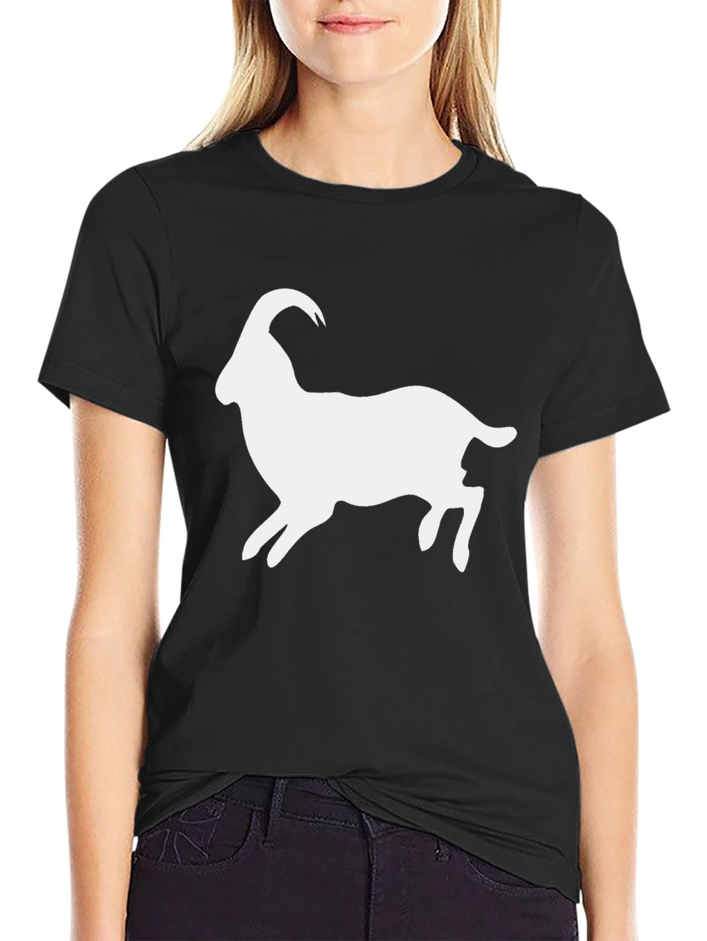 Goat Graphic Tee - Black Unisex T-Shirt