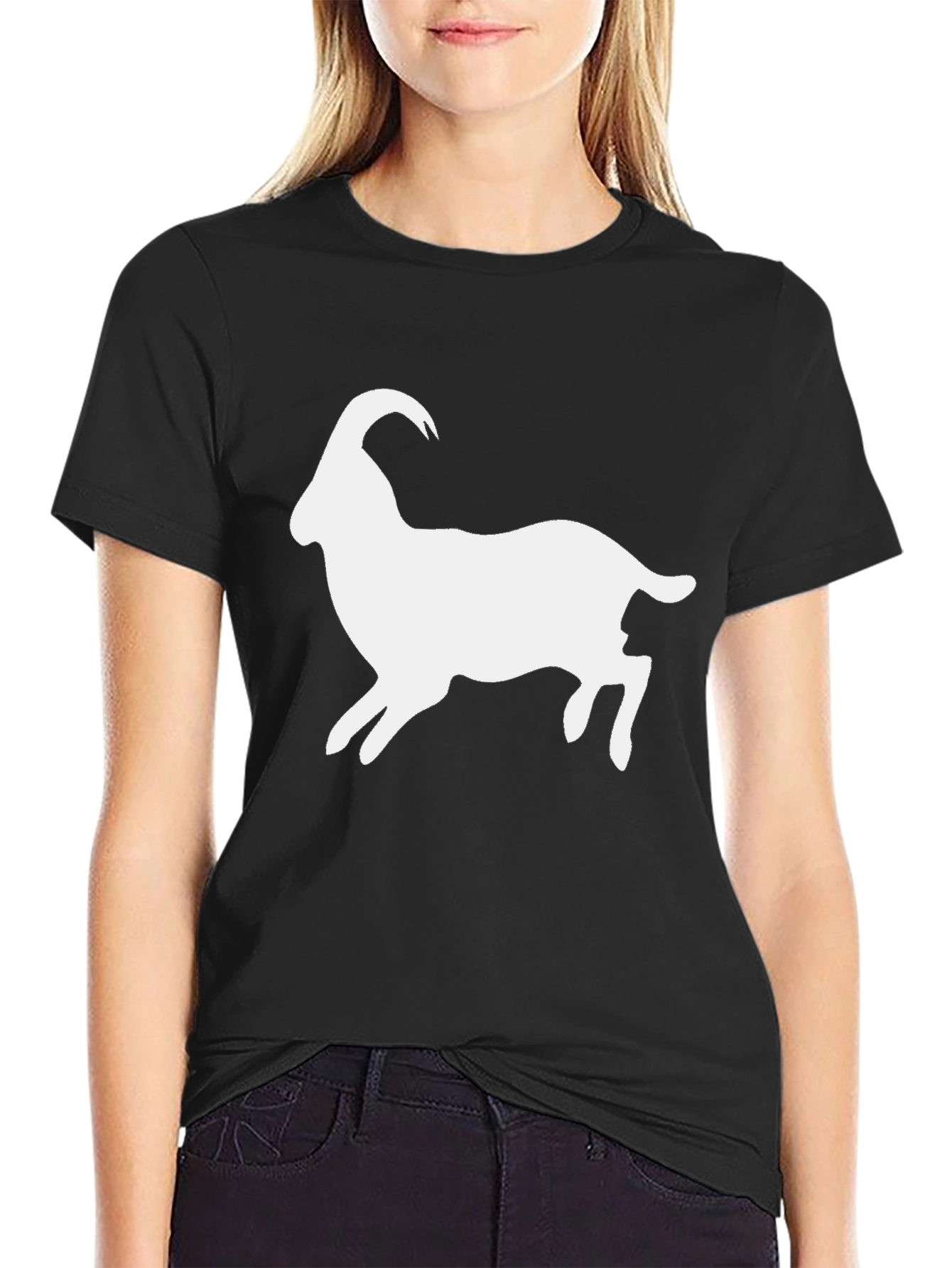 Goat Graphic Tee - Black Unisex T-Shirt