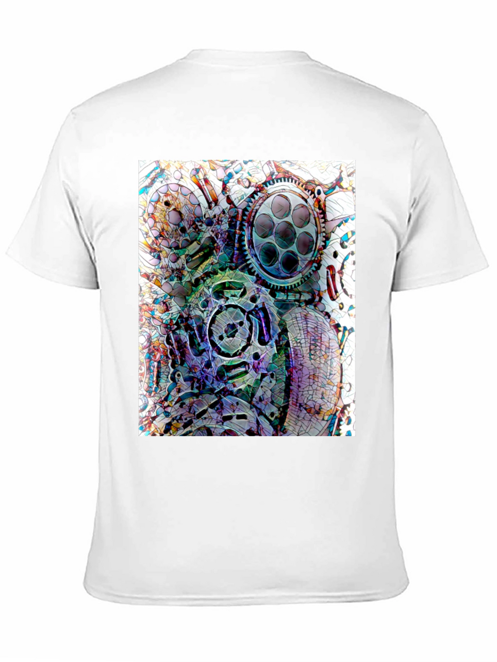 Abstract Gas Mask Graphic Tee