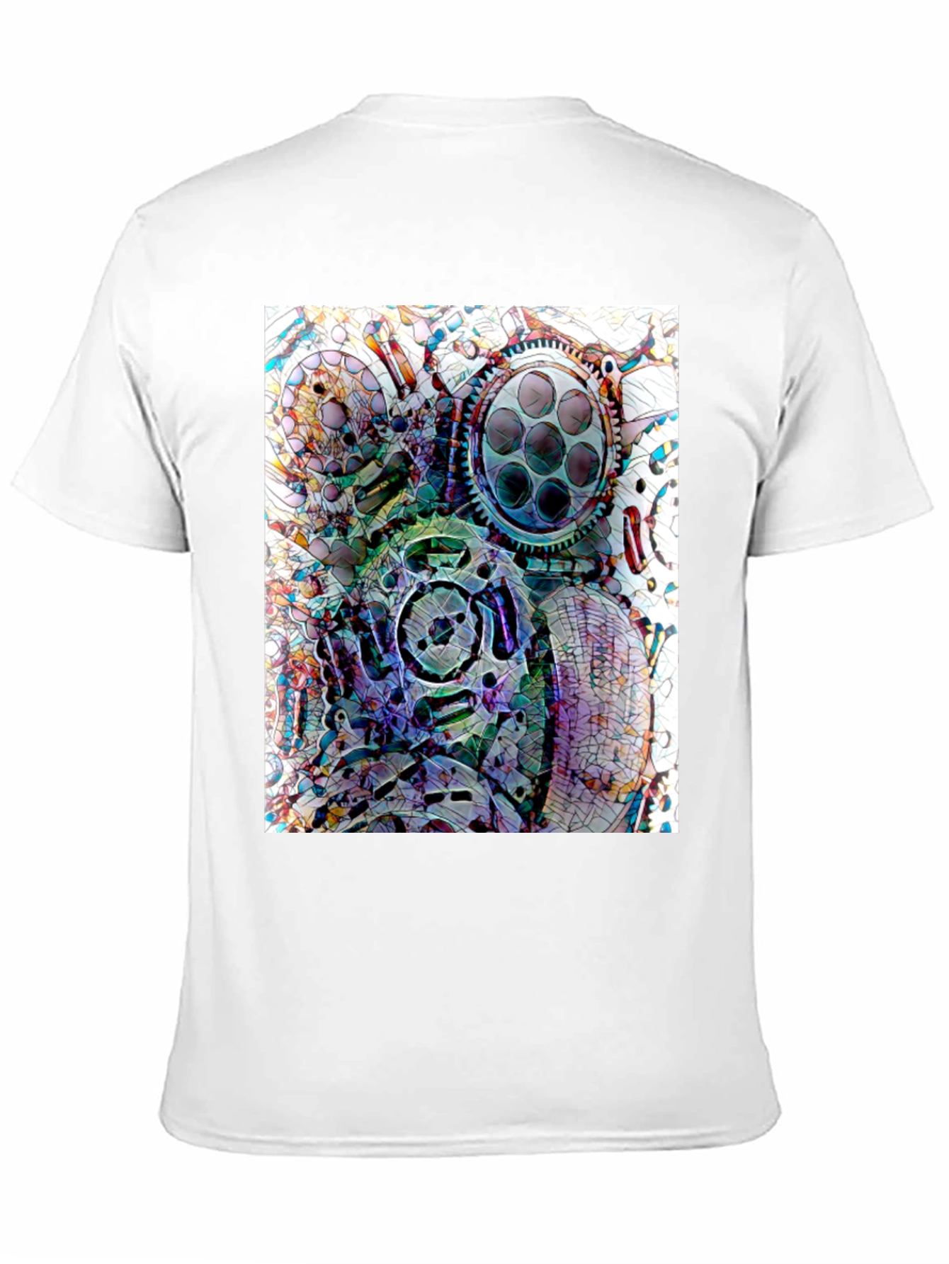 Abstract Gas Mask Graphic Tee