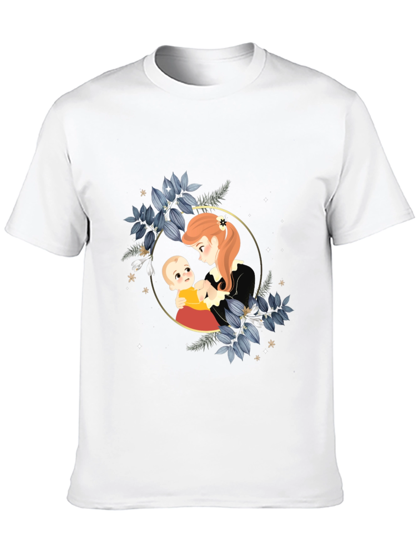 Mother & Baby Graphic Tee - Stylish Comfort