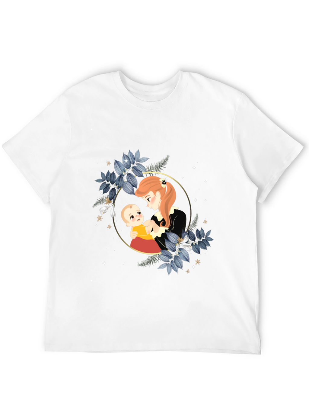 Mother & Baby Graphic Tee - Stylish Comfort