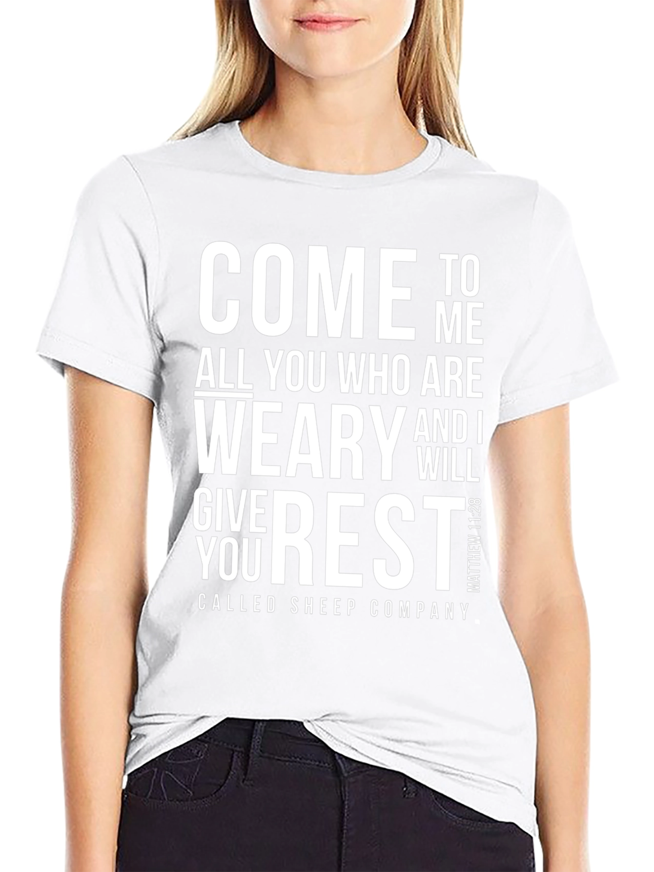 Come To Me All You Who Are Weary T-Shirt