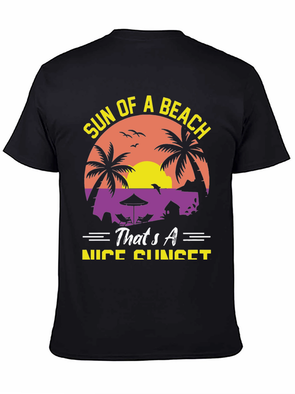 Sun of a Beach Nice Sunset Graphic Tee