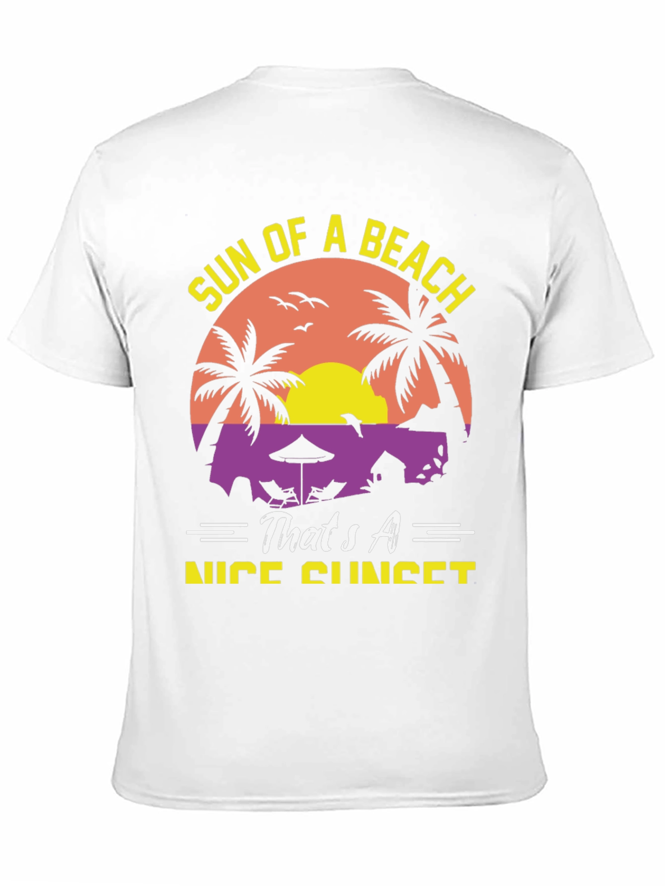 Sun of a Beach Nice Sunset Graphic Tee