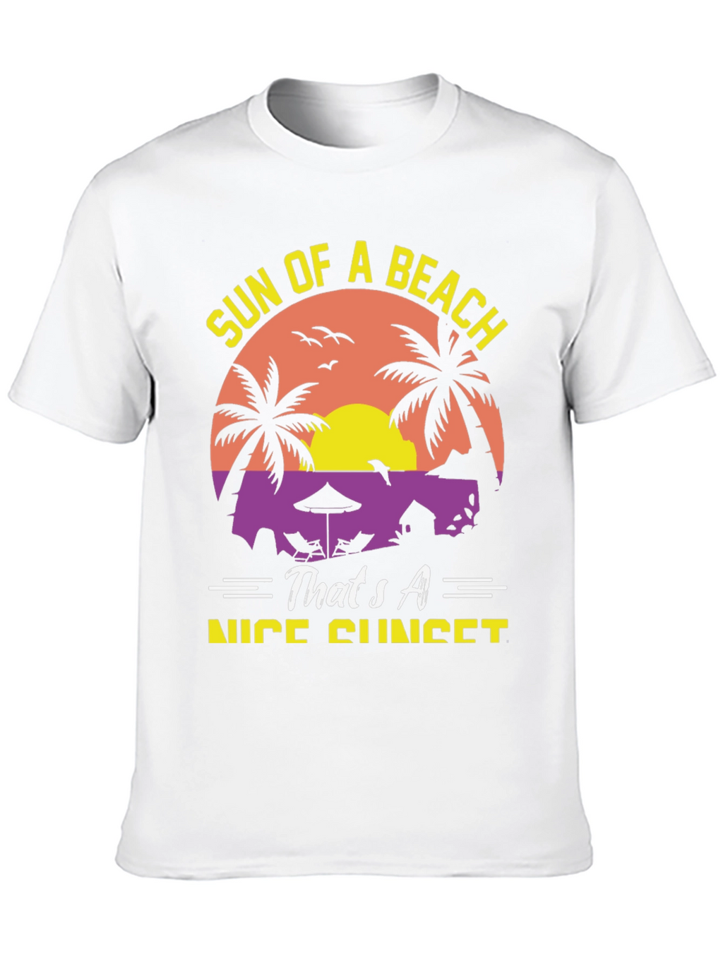 Sun of a Beach Nice Sunset Graphic Tee