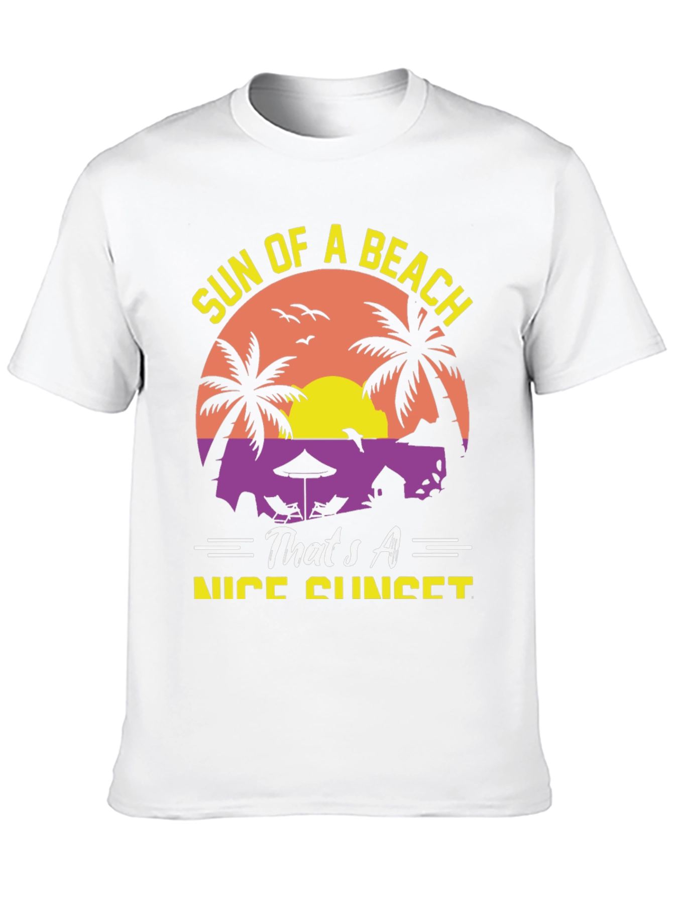 Sun of a Beach Nice Sunset Graphic Tee