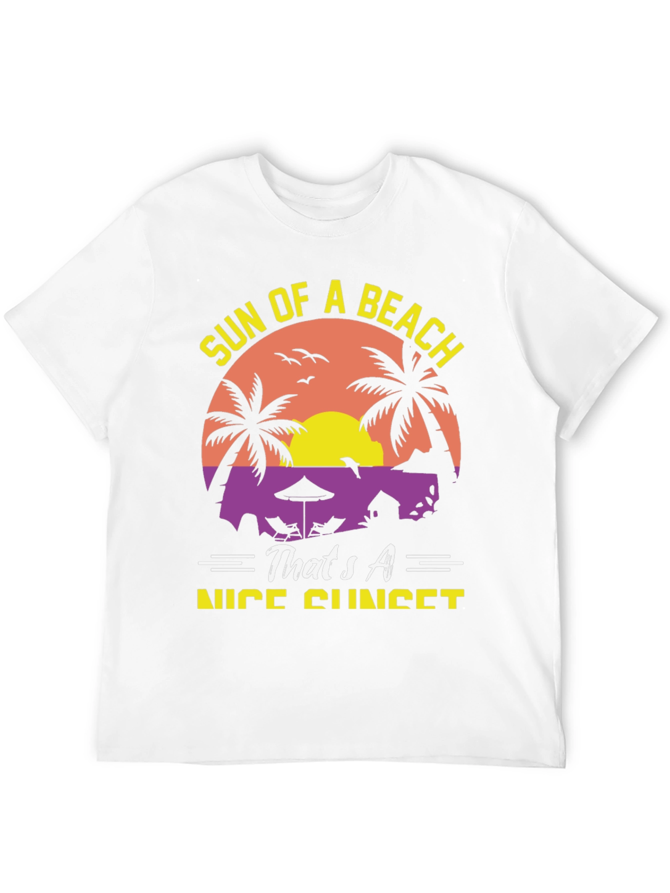 Sun of a Beach Nice Sunset Graphic Tee