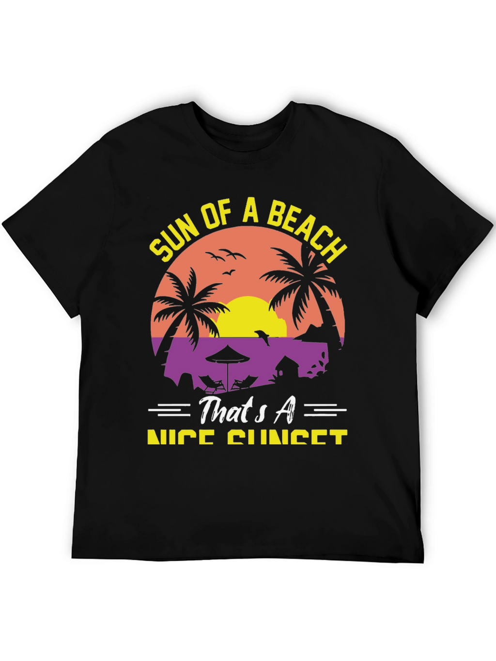 Sun of a Beach Nice Sunset Graphic Tee