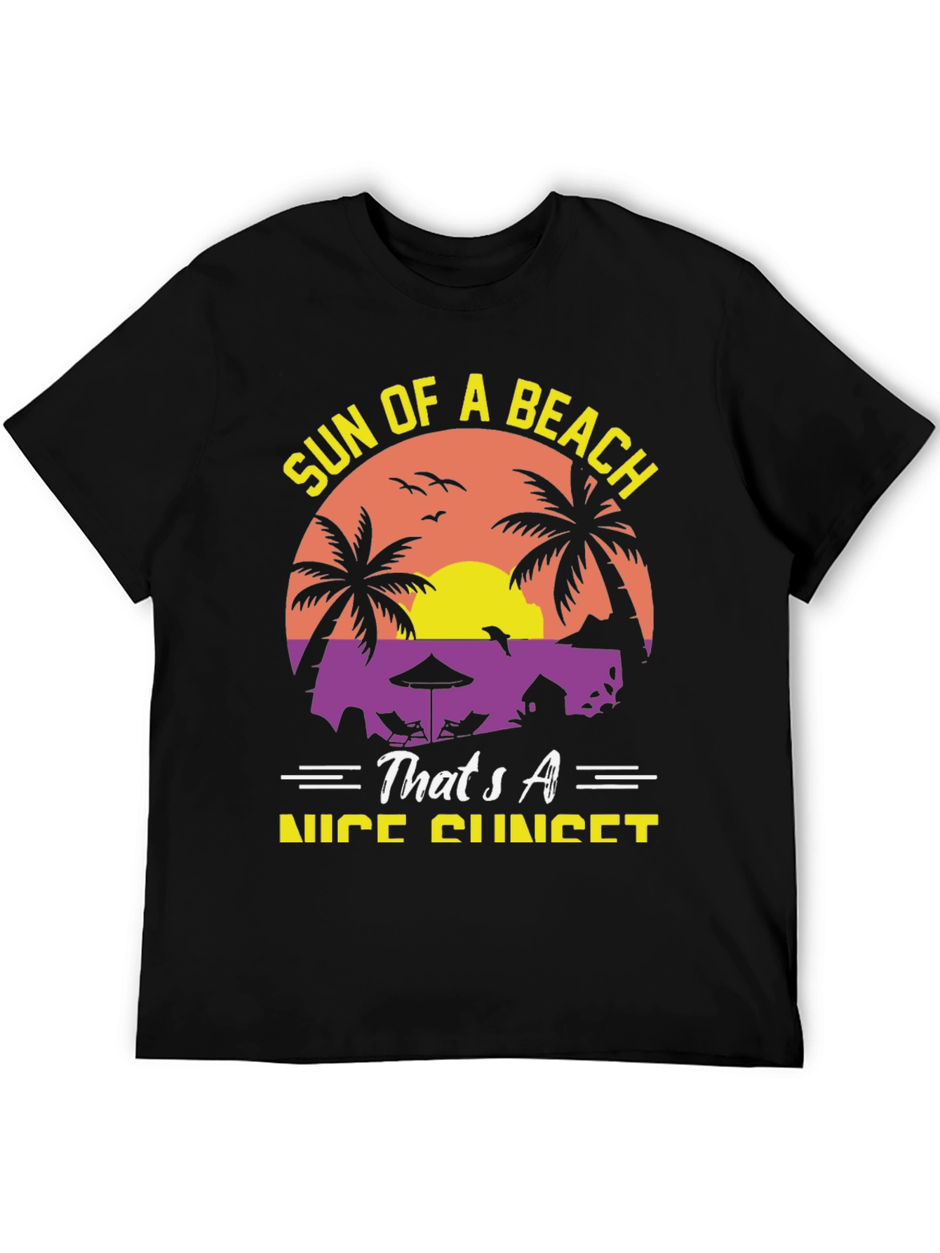 Sun of a Beach Nice Sunset Graphic Tee