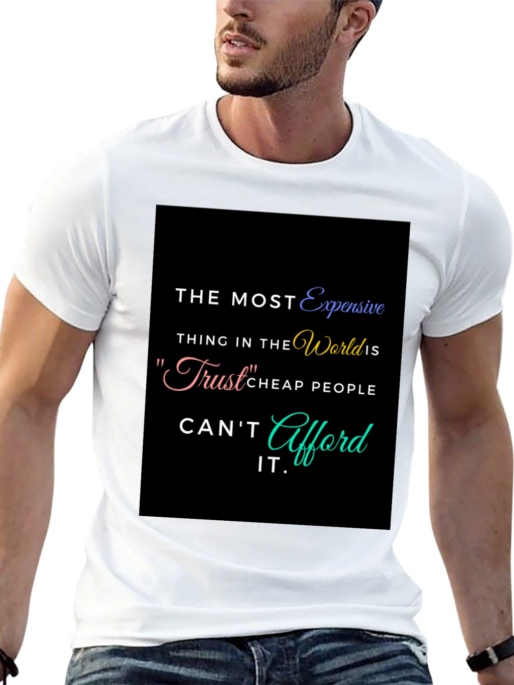 Trust Quote Graphic T-Shirt