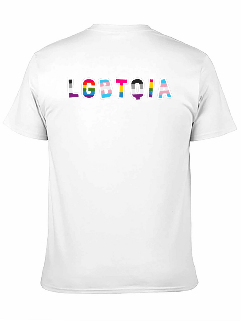 LGBTQIA Pride Graphic Black T-Shirt