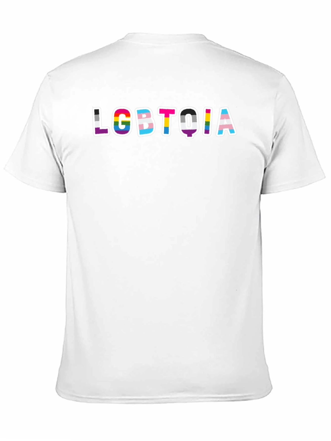 LGBTQIA Pride Graphic Black T-Shirt