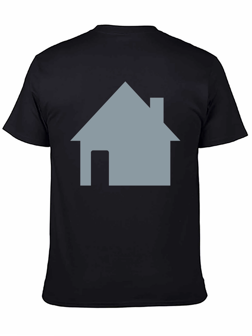 Home Icon Black T-Shirt - Casual Style