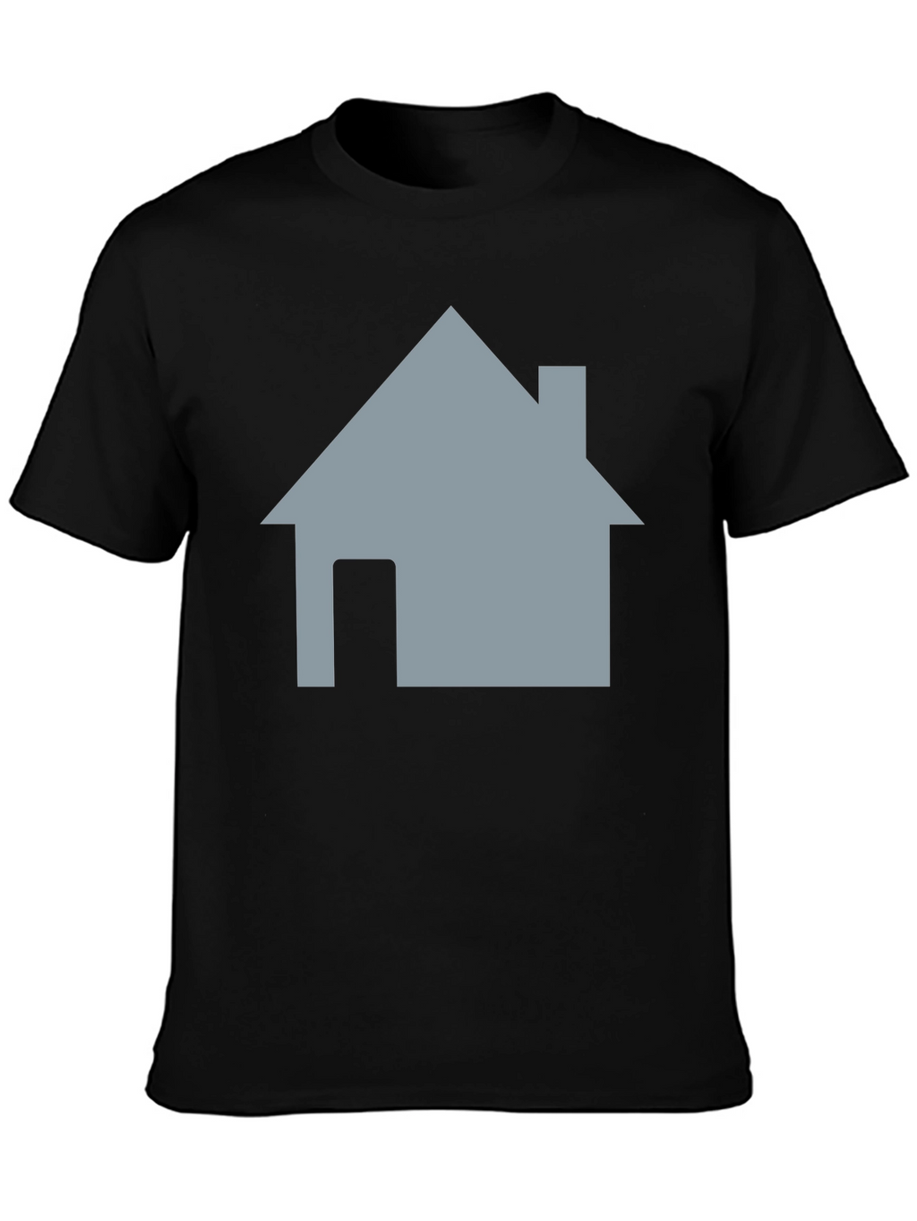 Home Icon Black T-Shirt - Casual Style