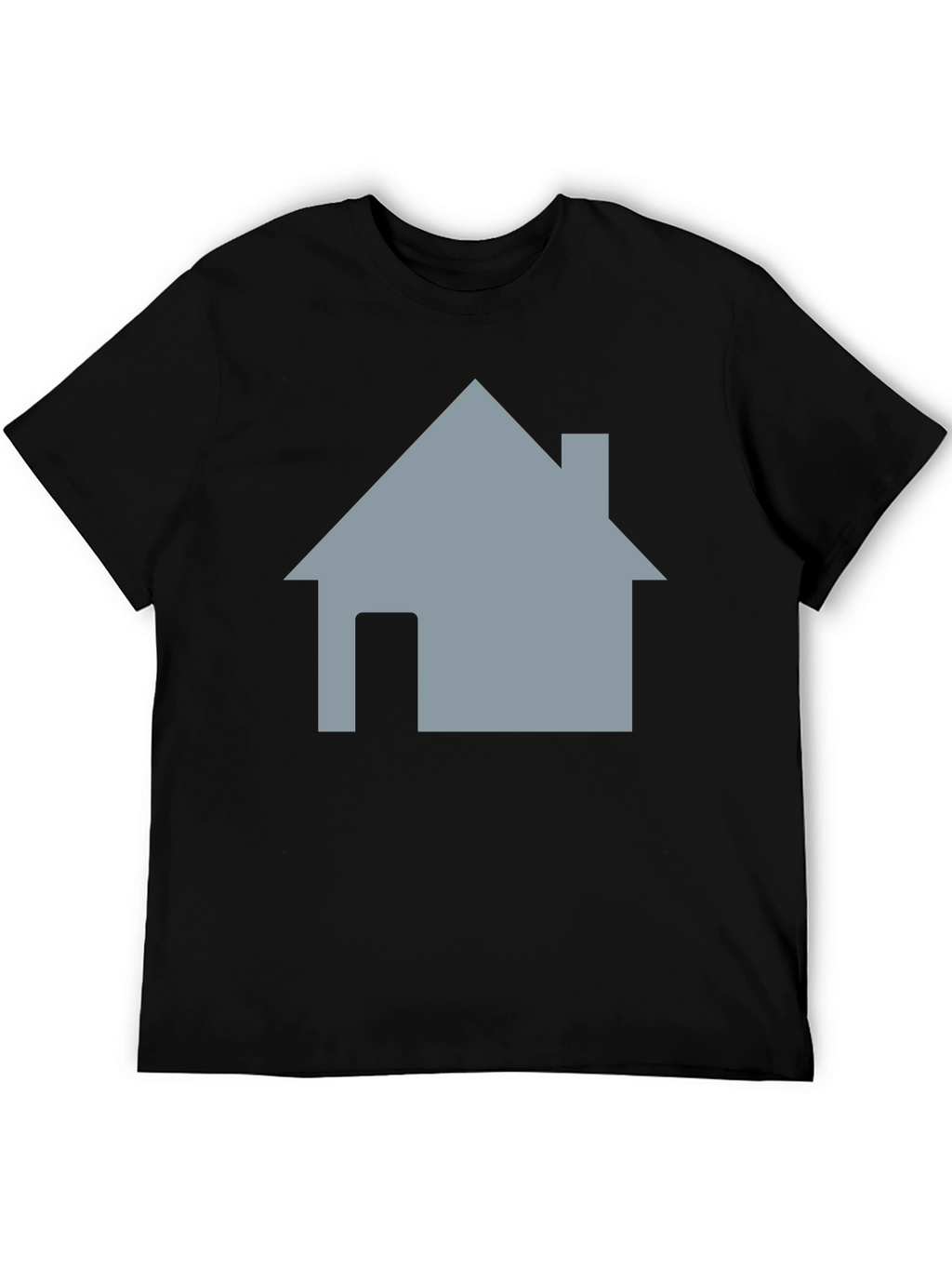 Home Icon Black T-Shirt - Casual Style