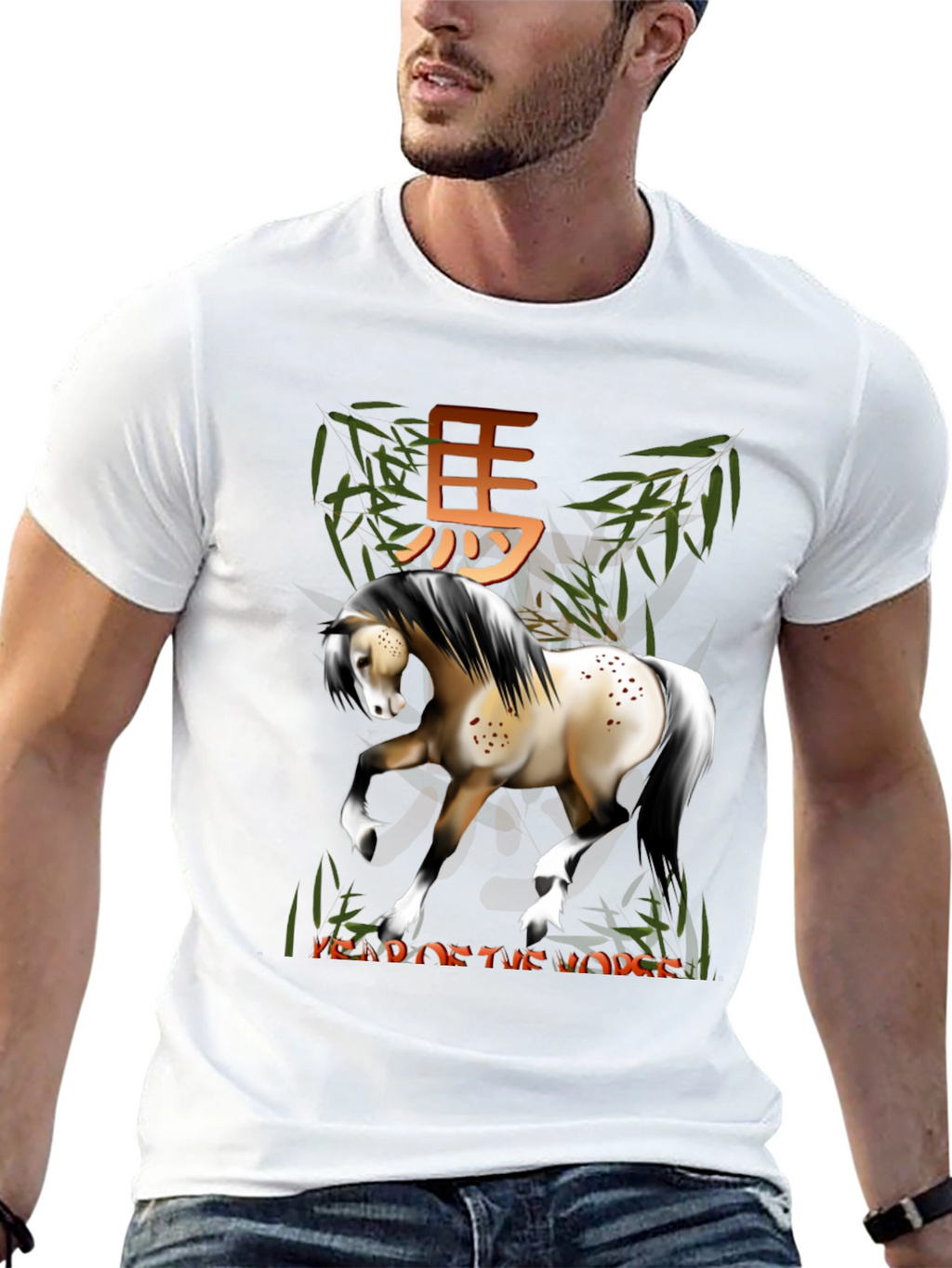 Year of the Horse Graphic Tee - Black