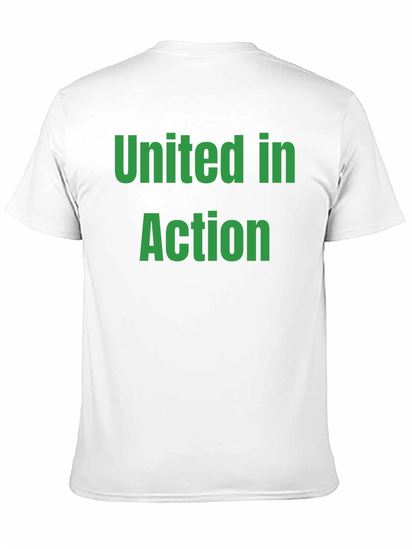 United in Action Black Crew Neck T-Shirt