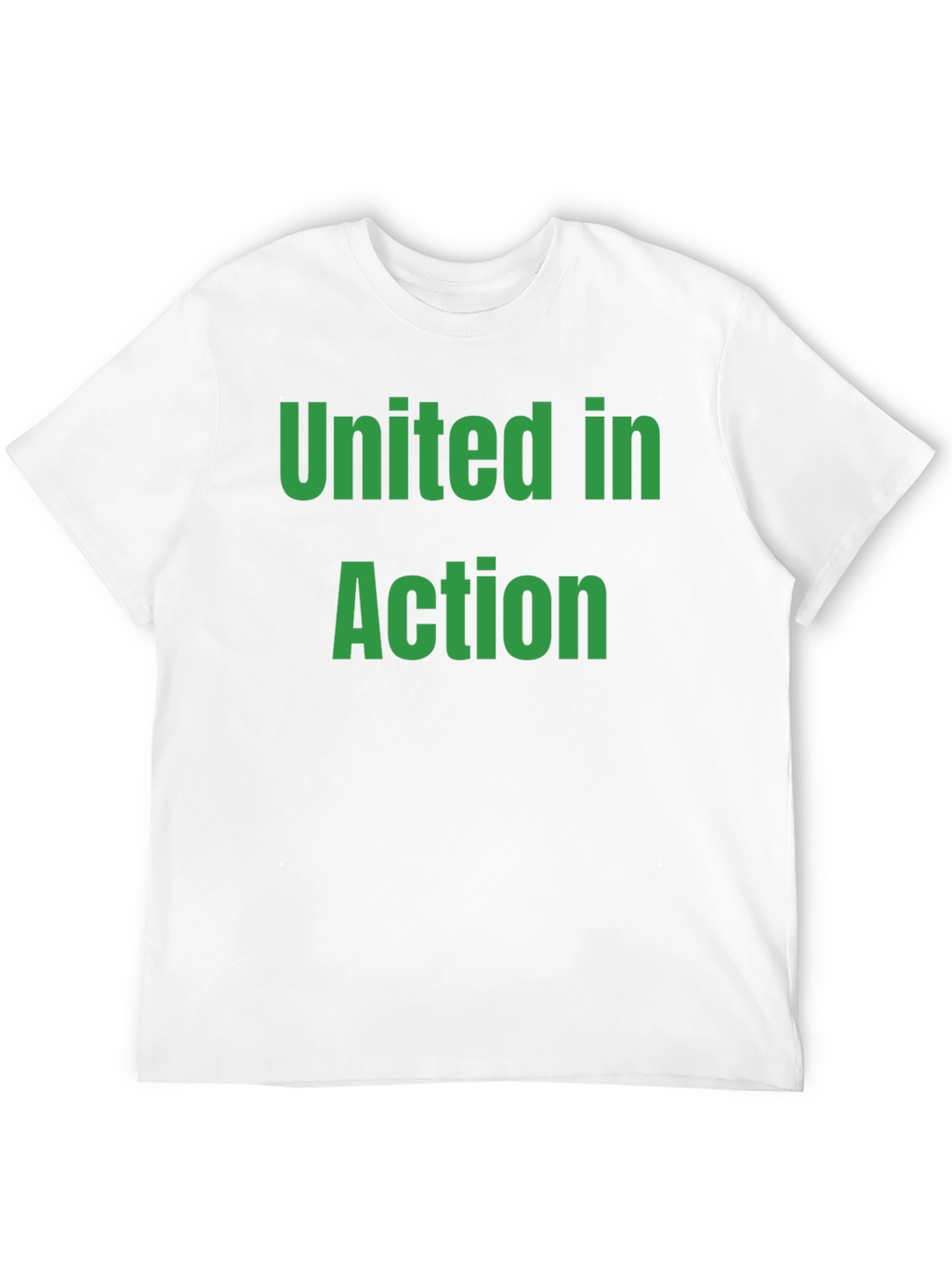 United in Action Black Crew Neck T-Shirt