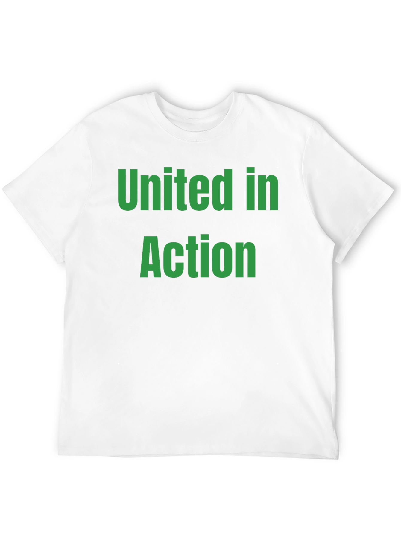United in Action Black Crew Neck T-Shirt