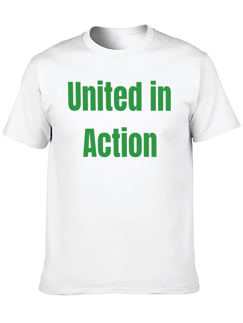 United in Action Black Crew Neck T-Shirt