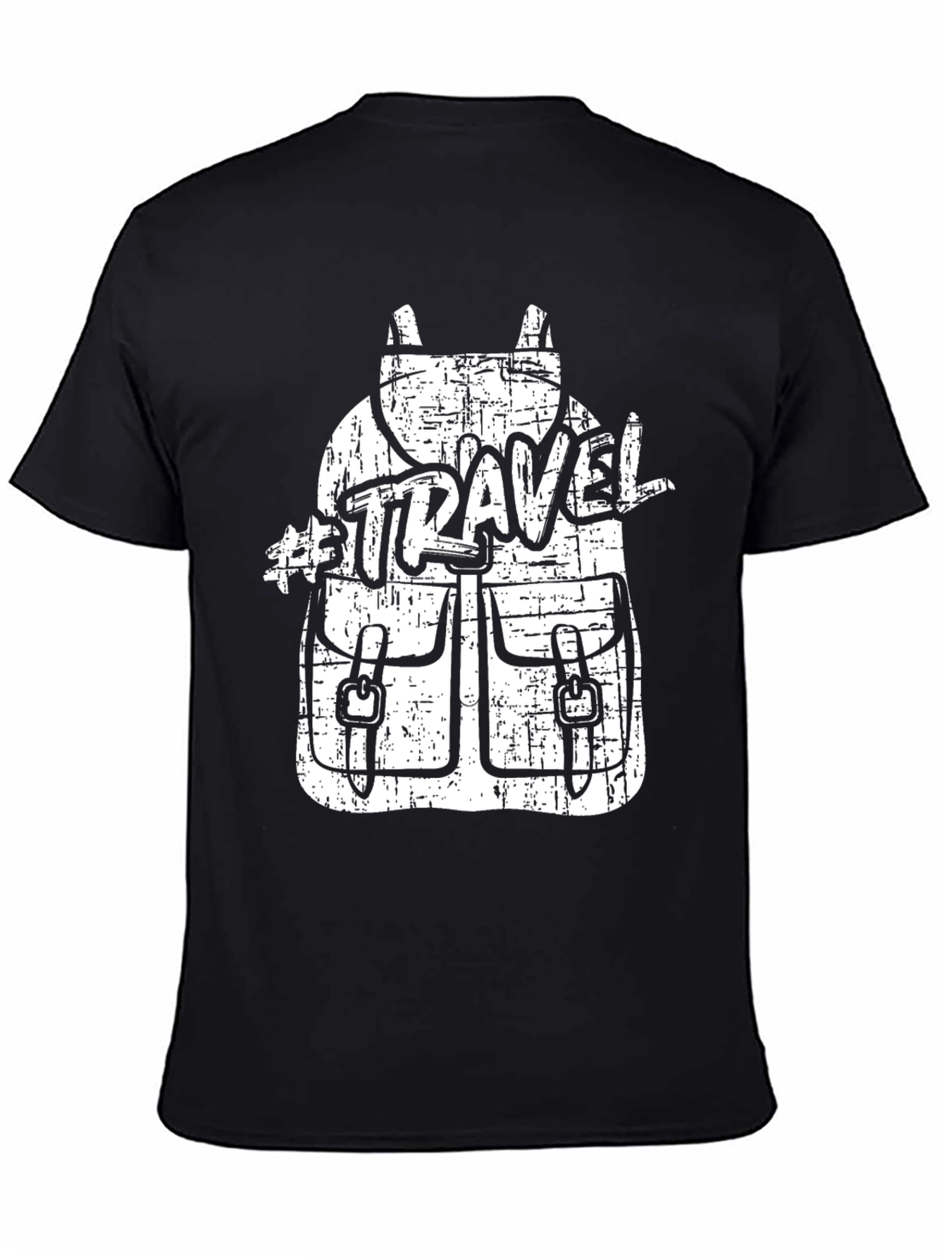 Travel Backpack Graphic Tee - Adventure Ready
