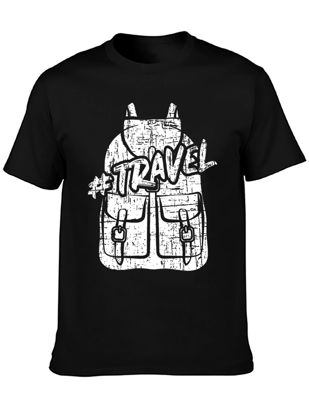 Travel Backpack Graphic Tee - Adventure Ready