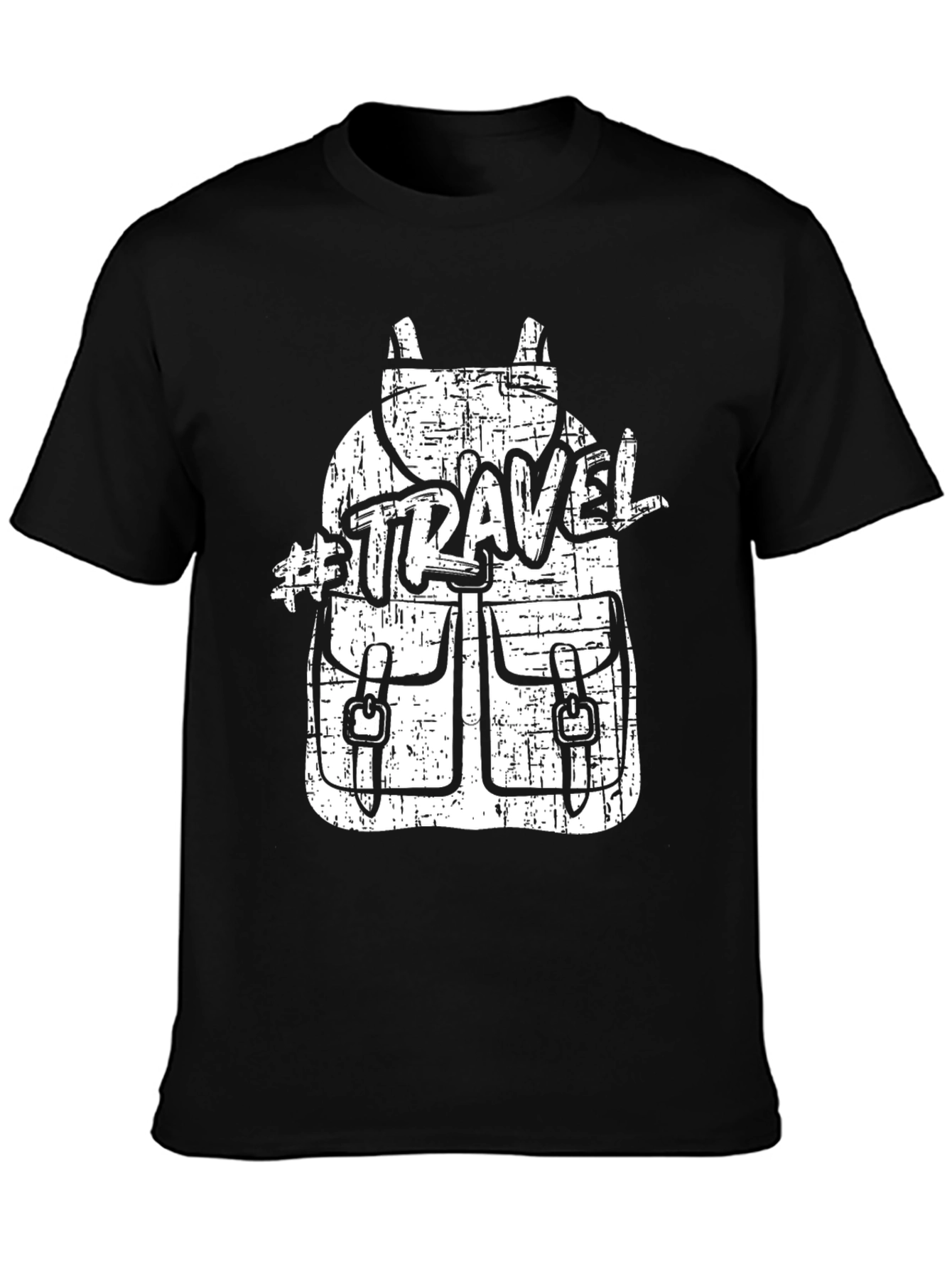 Travel Backpack Graphic Tee - Adventure Ready
