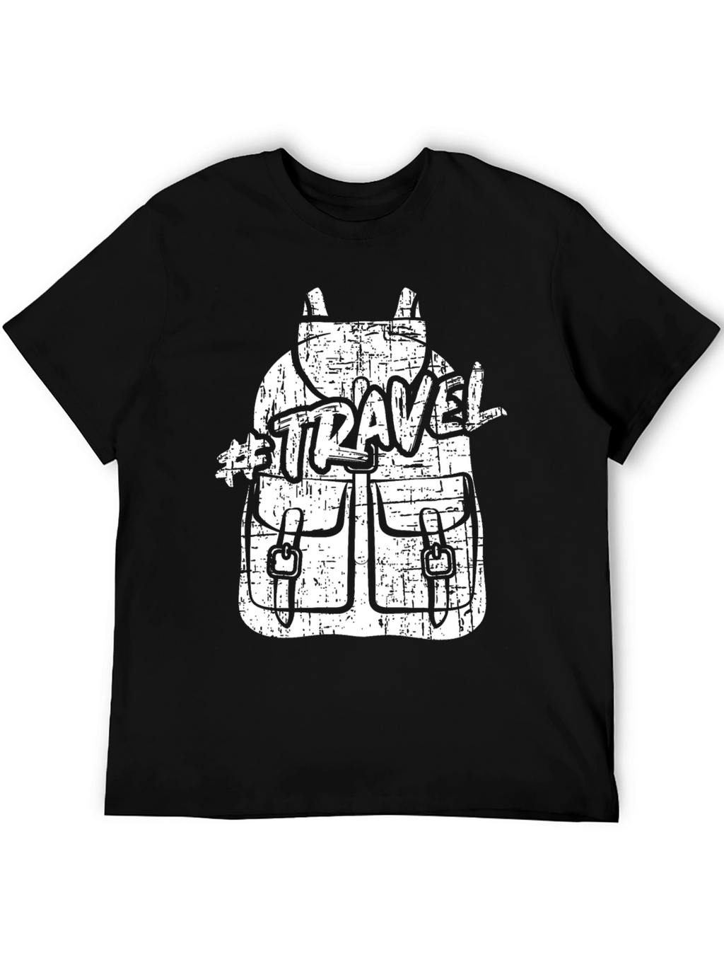 Travel Backpack Graphic Tee - Adventure Ready