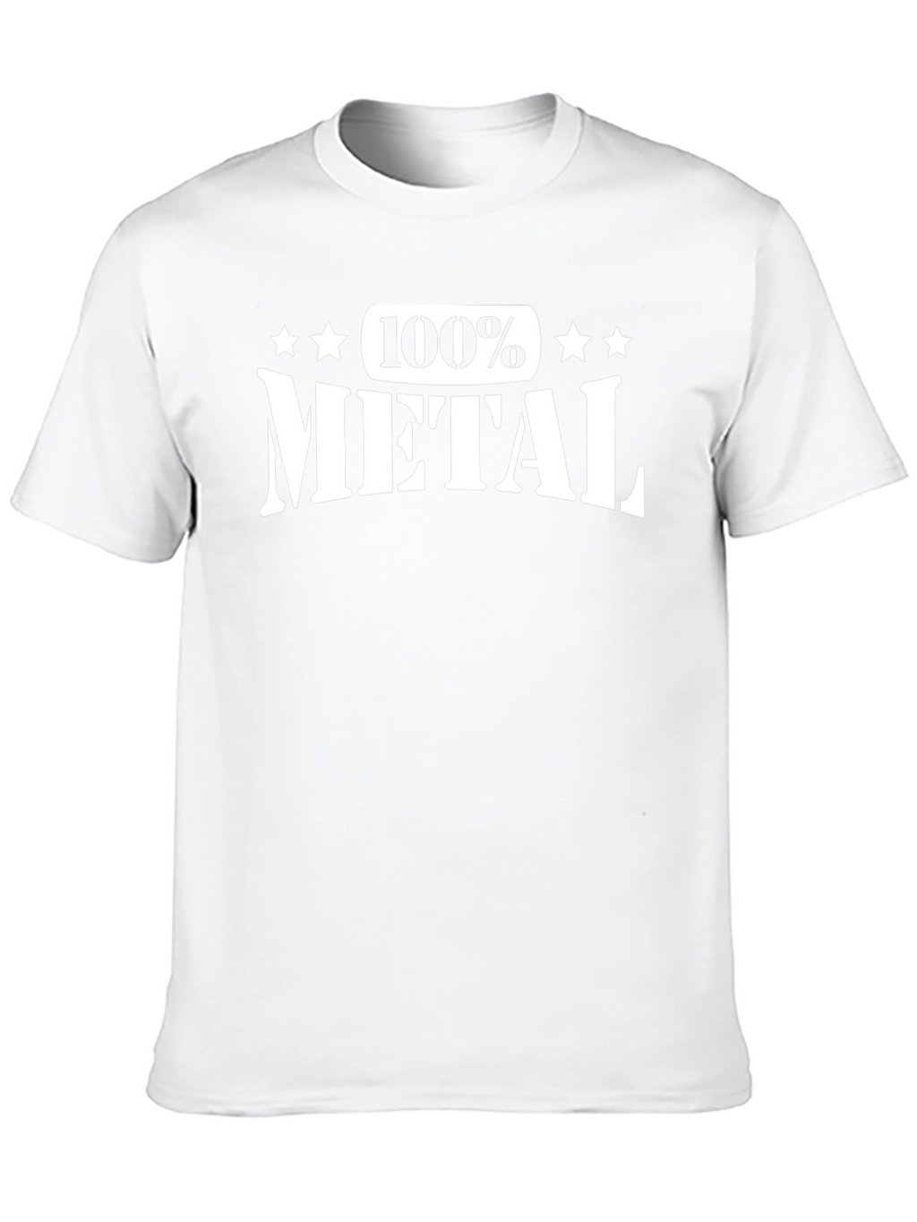 100% Metal Black Graphic T-Shirt