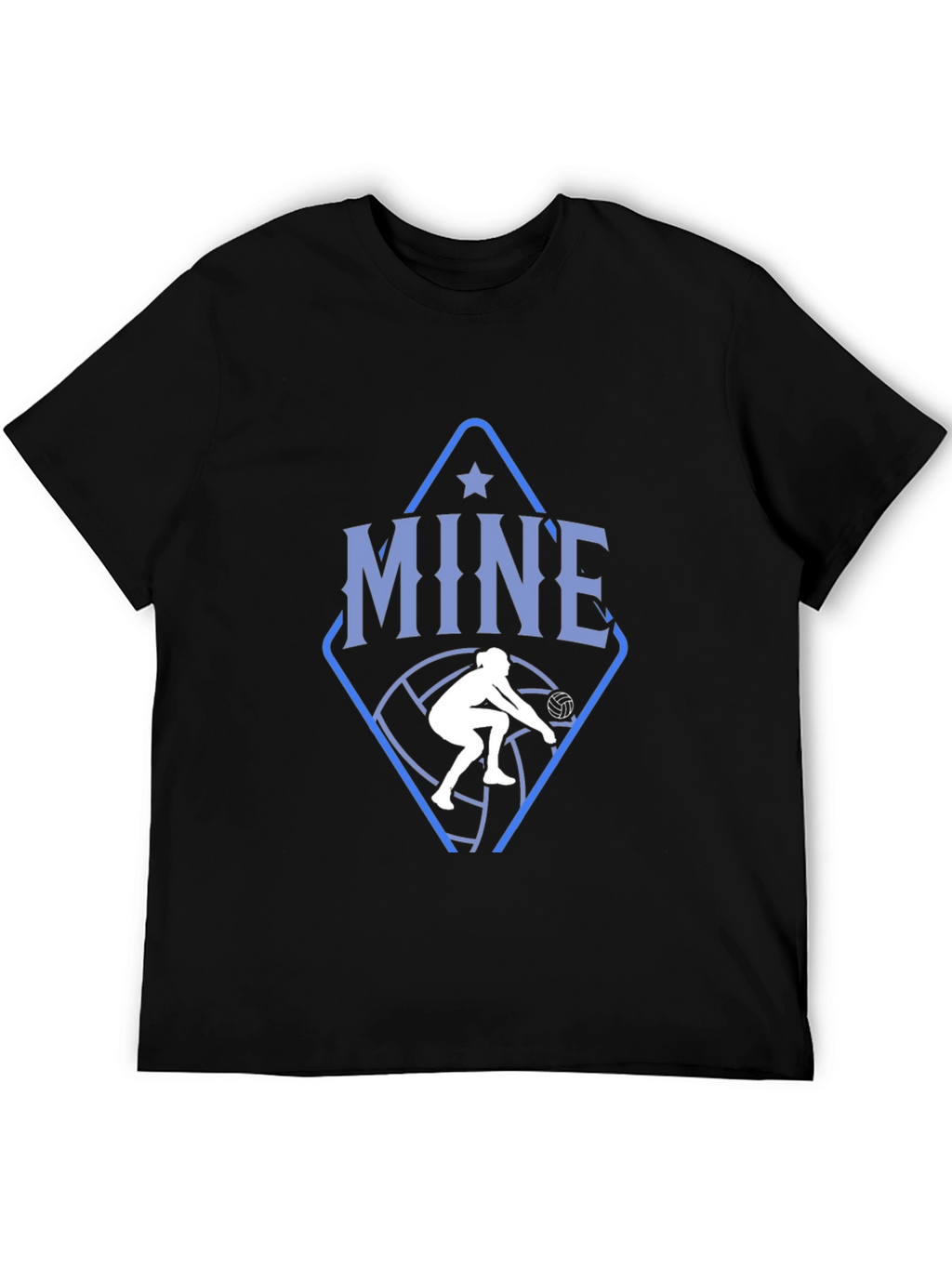 Volleyball T-Shirt: Mine Volleyball Player Design