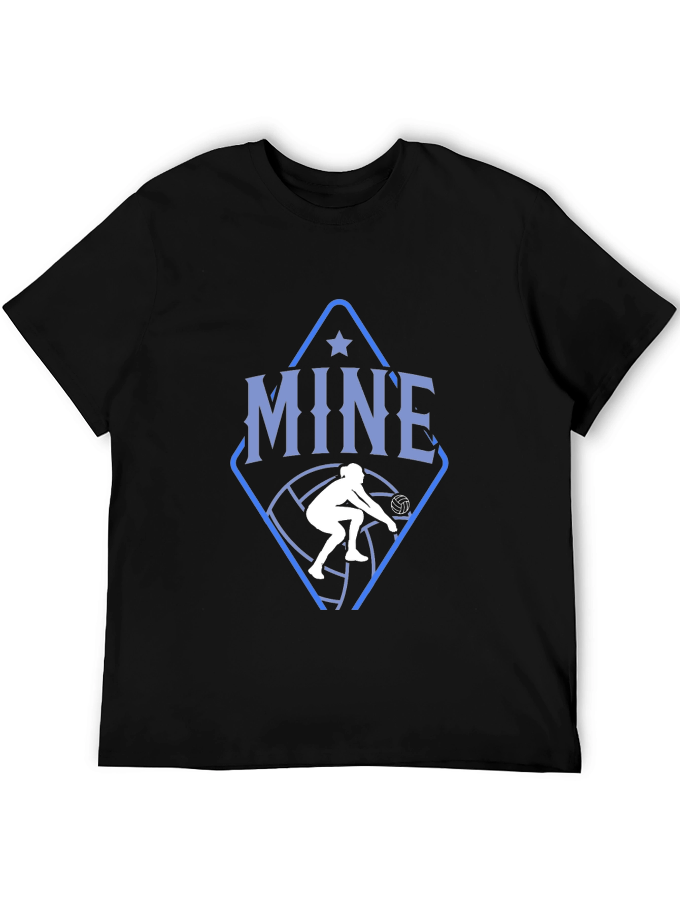 Volleyball T-Shirt: Mine Volleyball Player Design