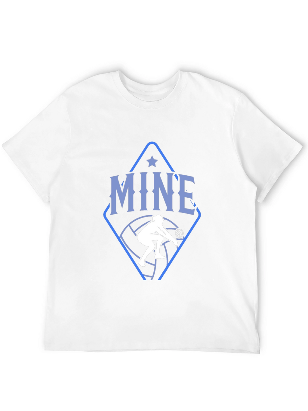 Volleyball T-Shirt: Mine Volleyball Player Design