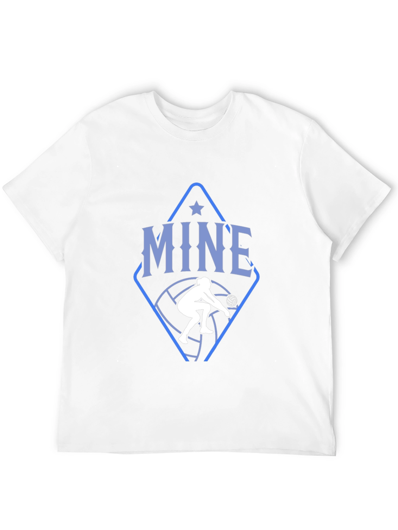 Volleyball T-Shirt: Mine Volleyball Player Design