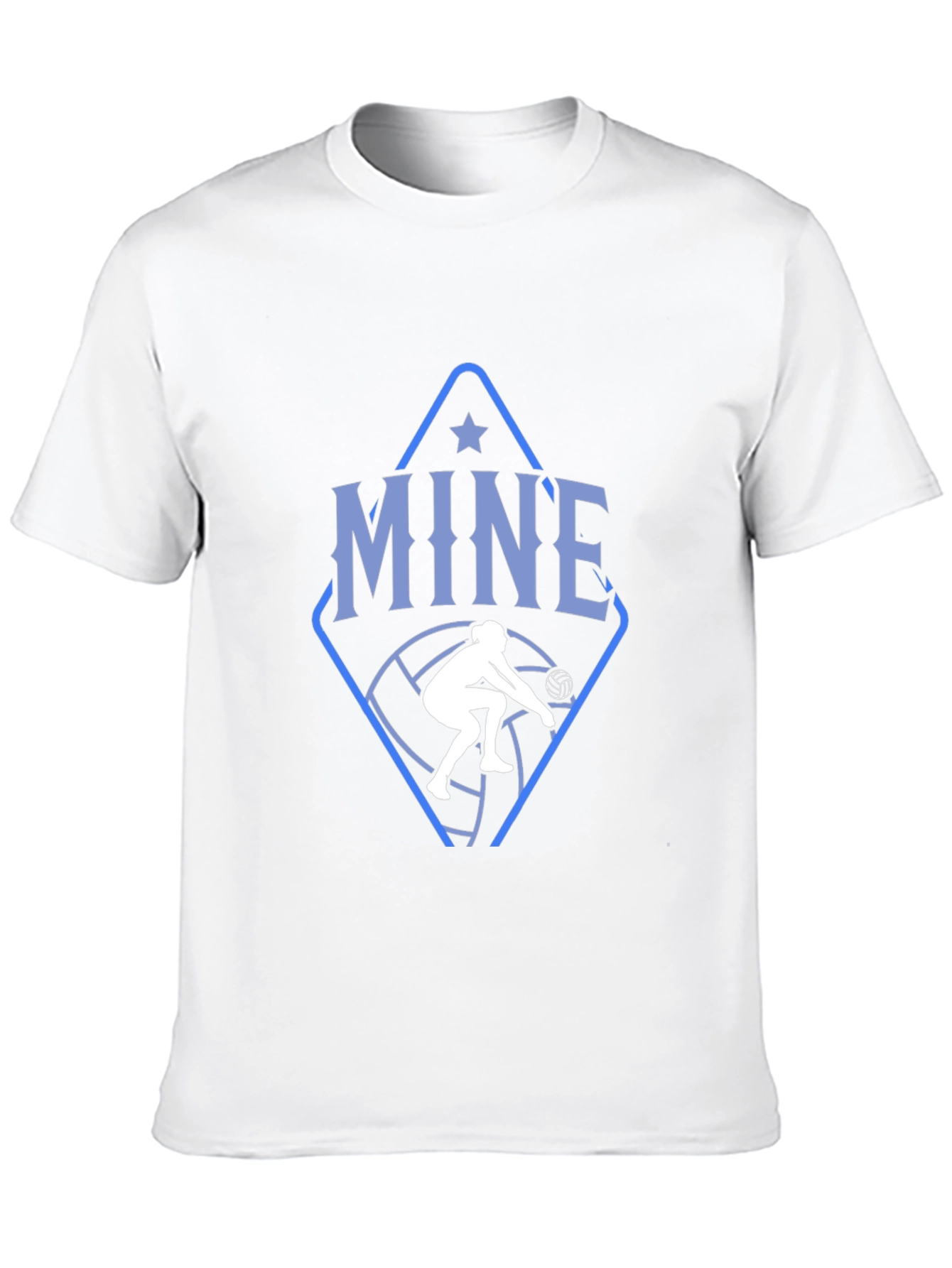 Volleyball T-Shirt: Mine Volleyball Player Design