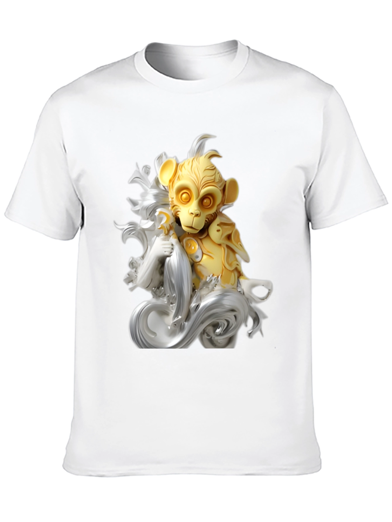 Monkey King Graphic Tee - Unique Art Design