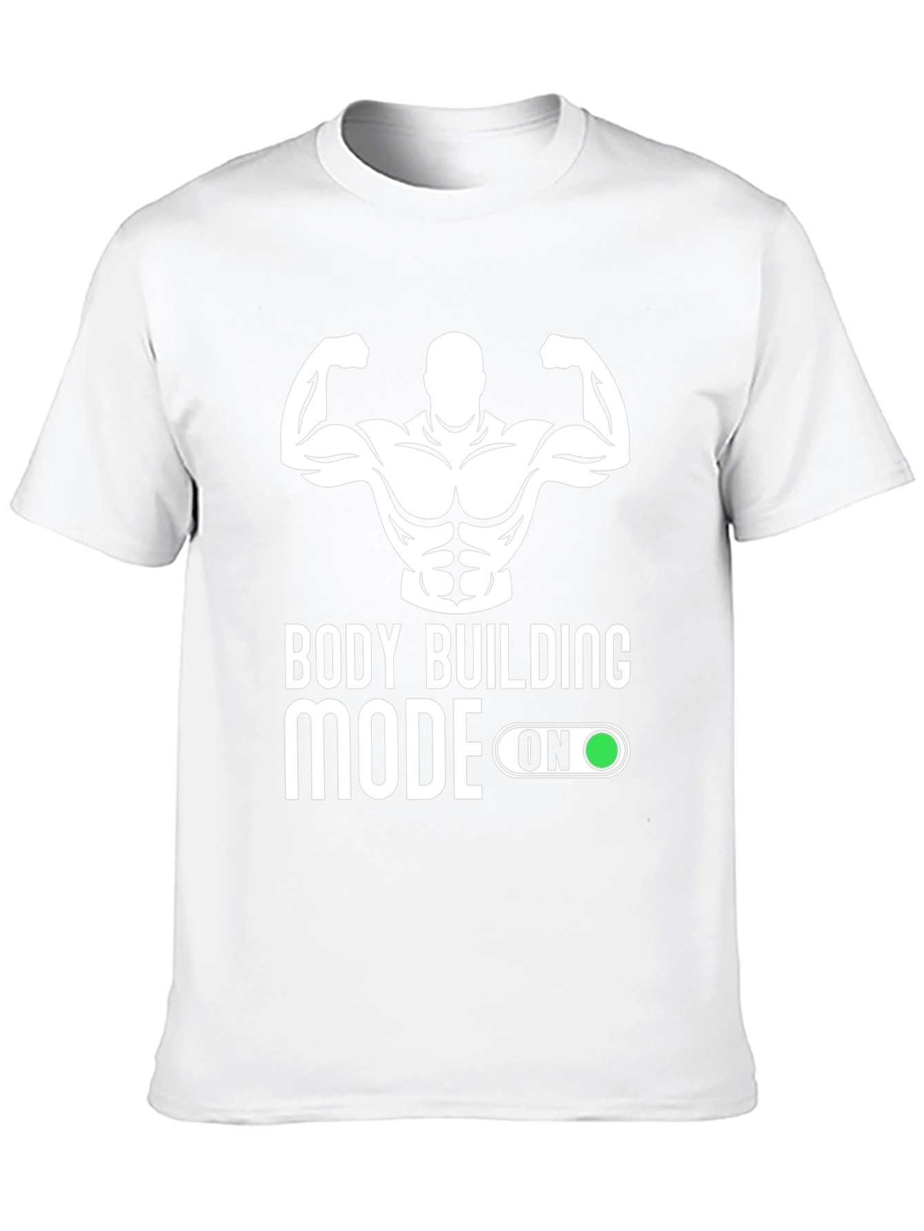 Bodybuilding Mode On T-Shirt - Gym Fitness Apparel