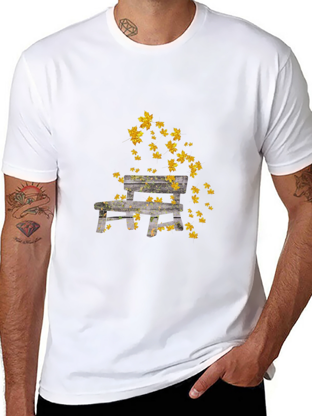 Autumn Bench Graphic Tee