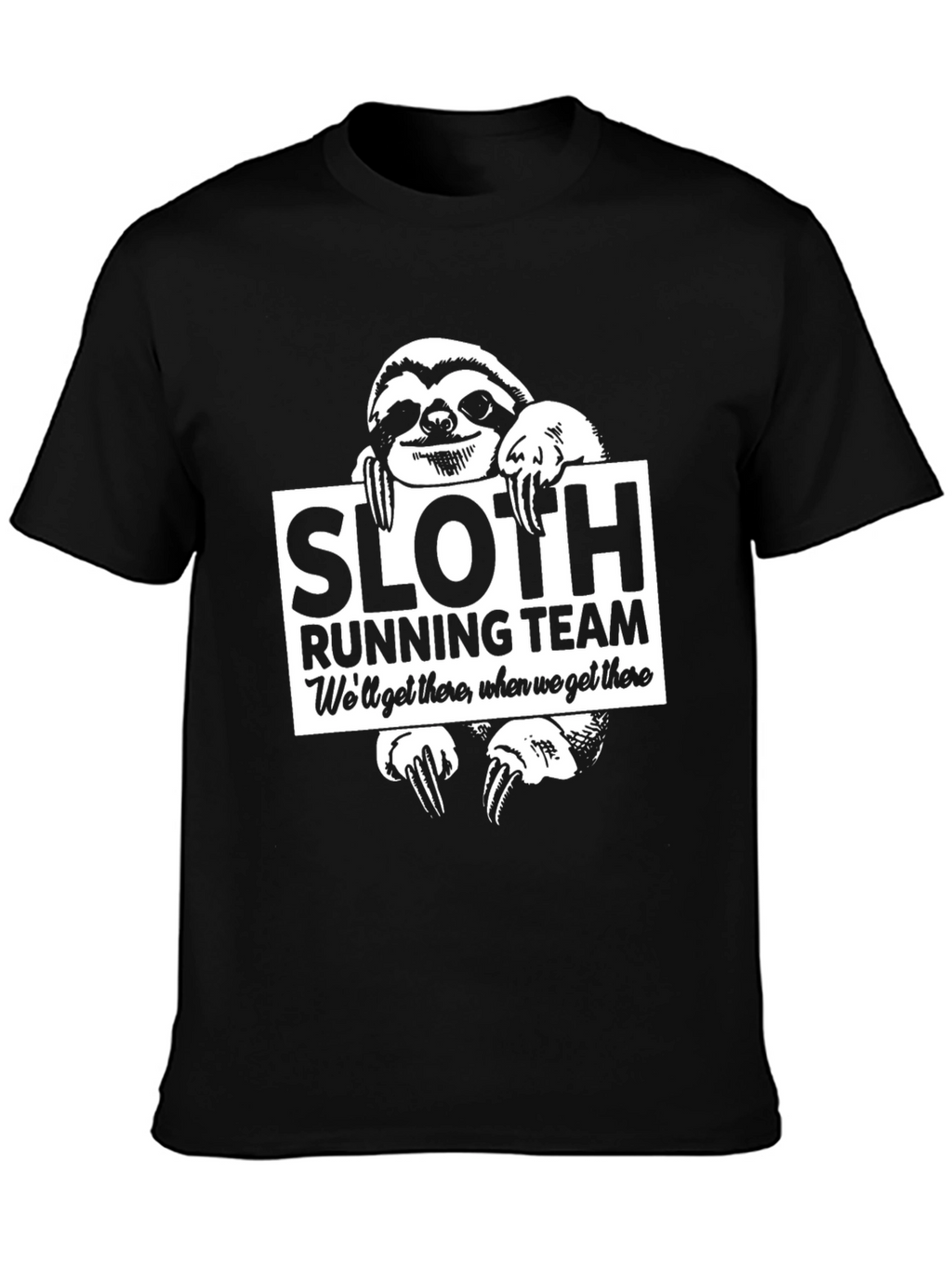 Sloth Running Team T-Shirt - Funny & Relaxed