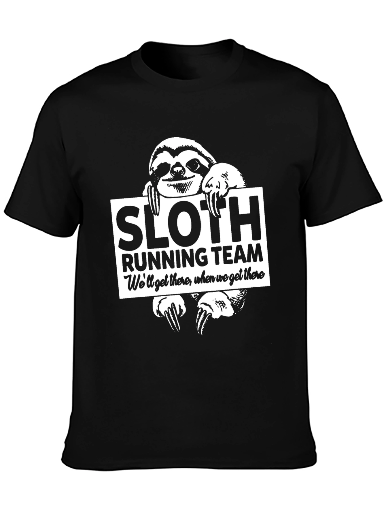 Sloth Running Team T-Shirt - Funny & Relaxed