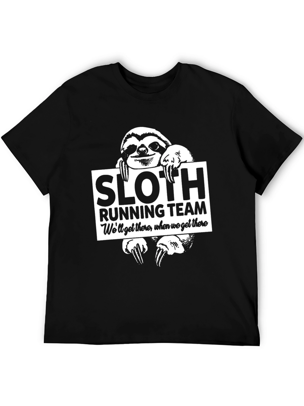 Sloth Running Team T-Shirt - Funny & Relaxed