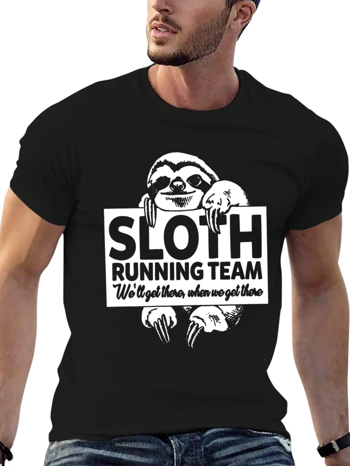 Sloth Running Team T-Shirt - Funny & Relaxed