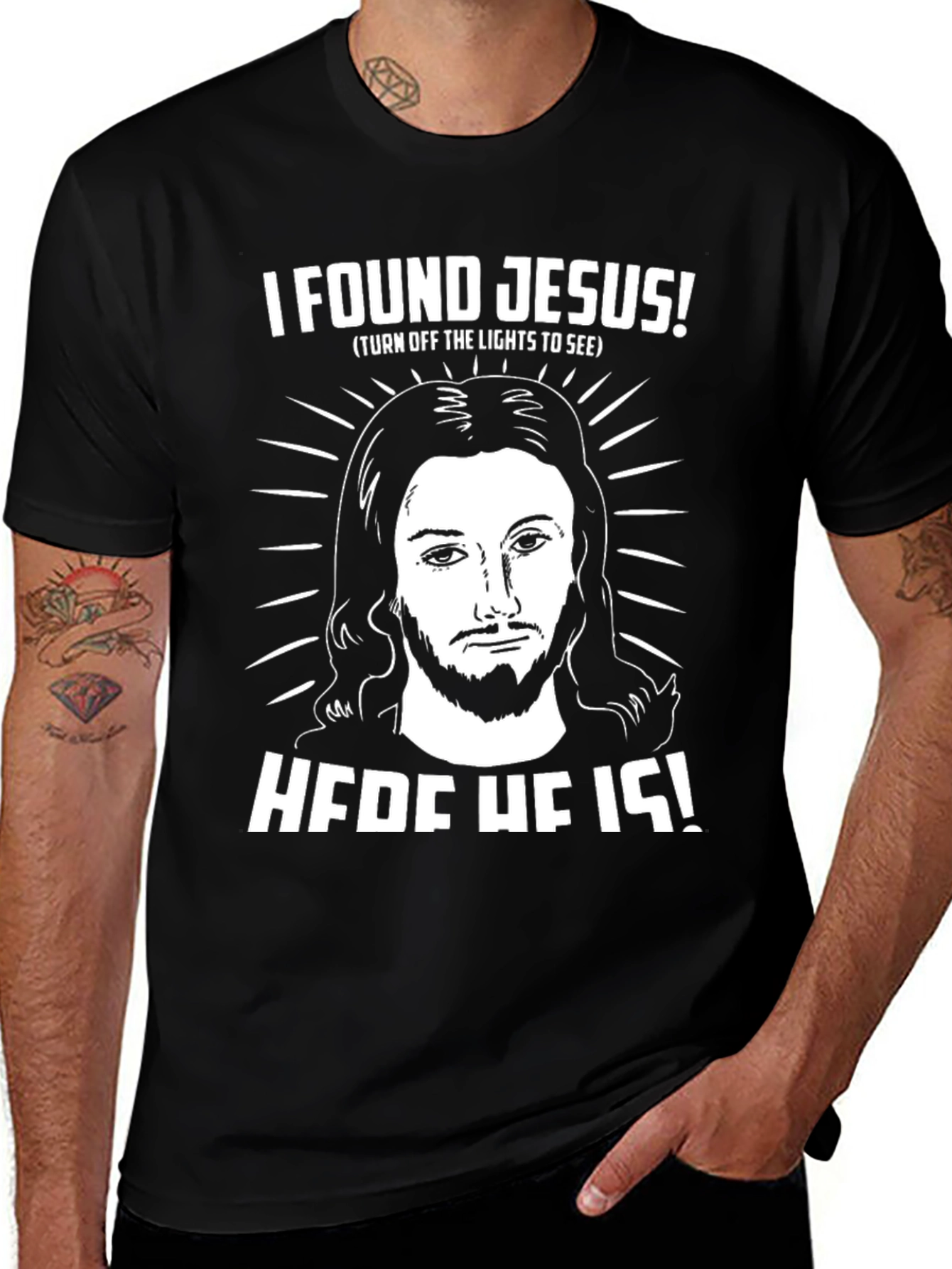 I Found Jesus T-Shirt - Funny Religious Tee