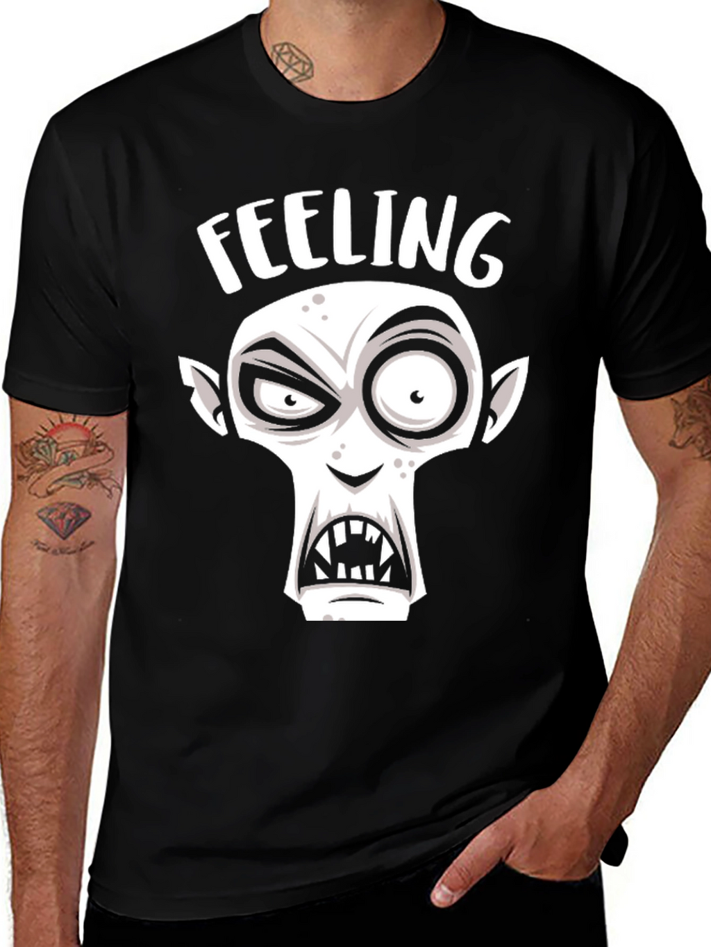 Funny Vampire Graphic T-Shirt