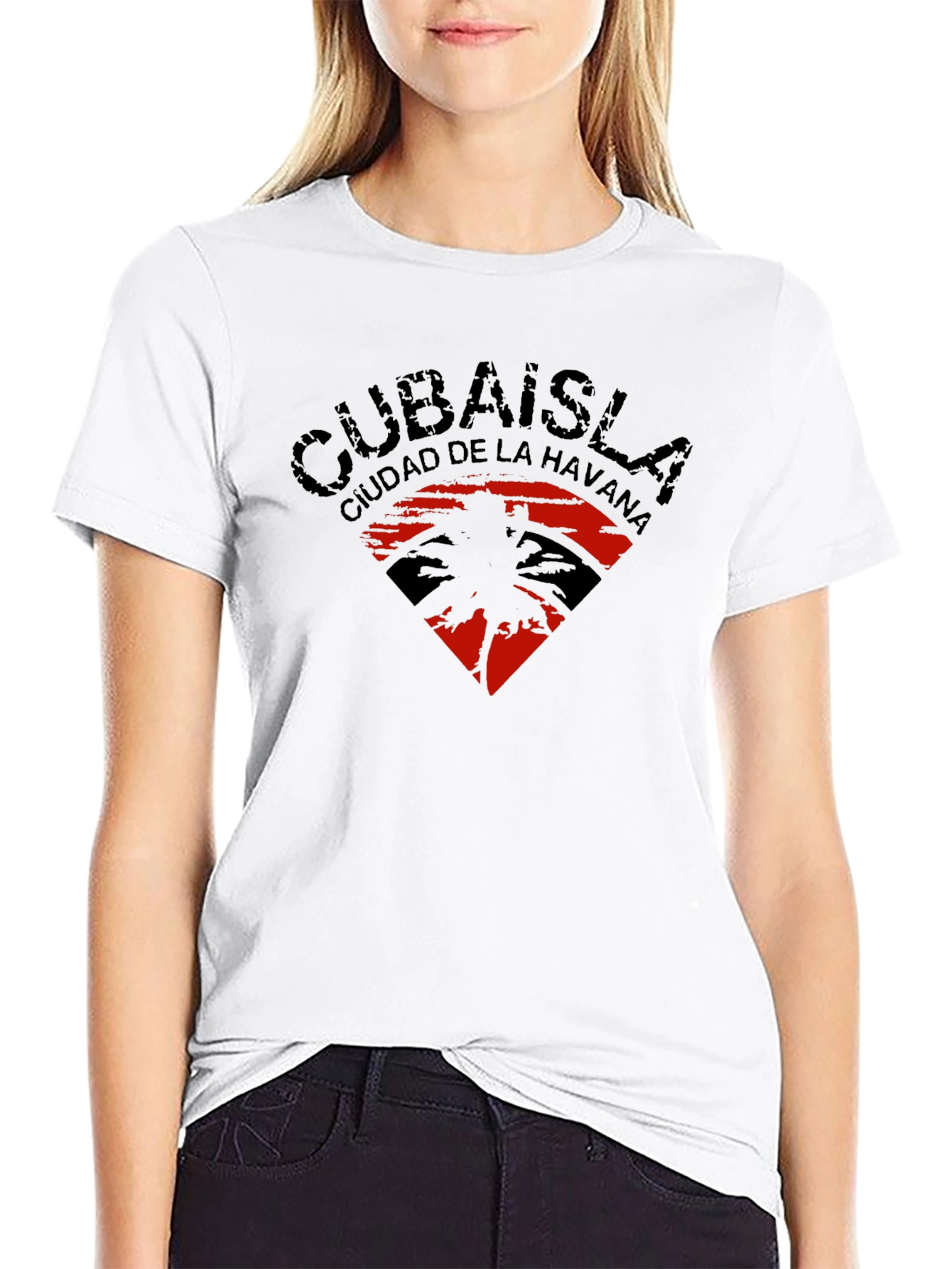 Cuba Isla T-Shirt - Havana Design