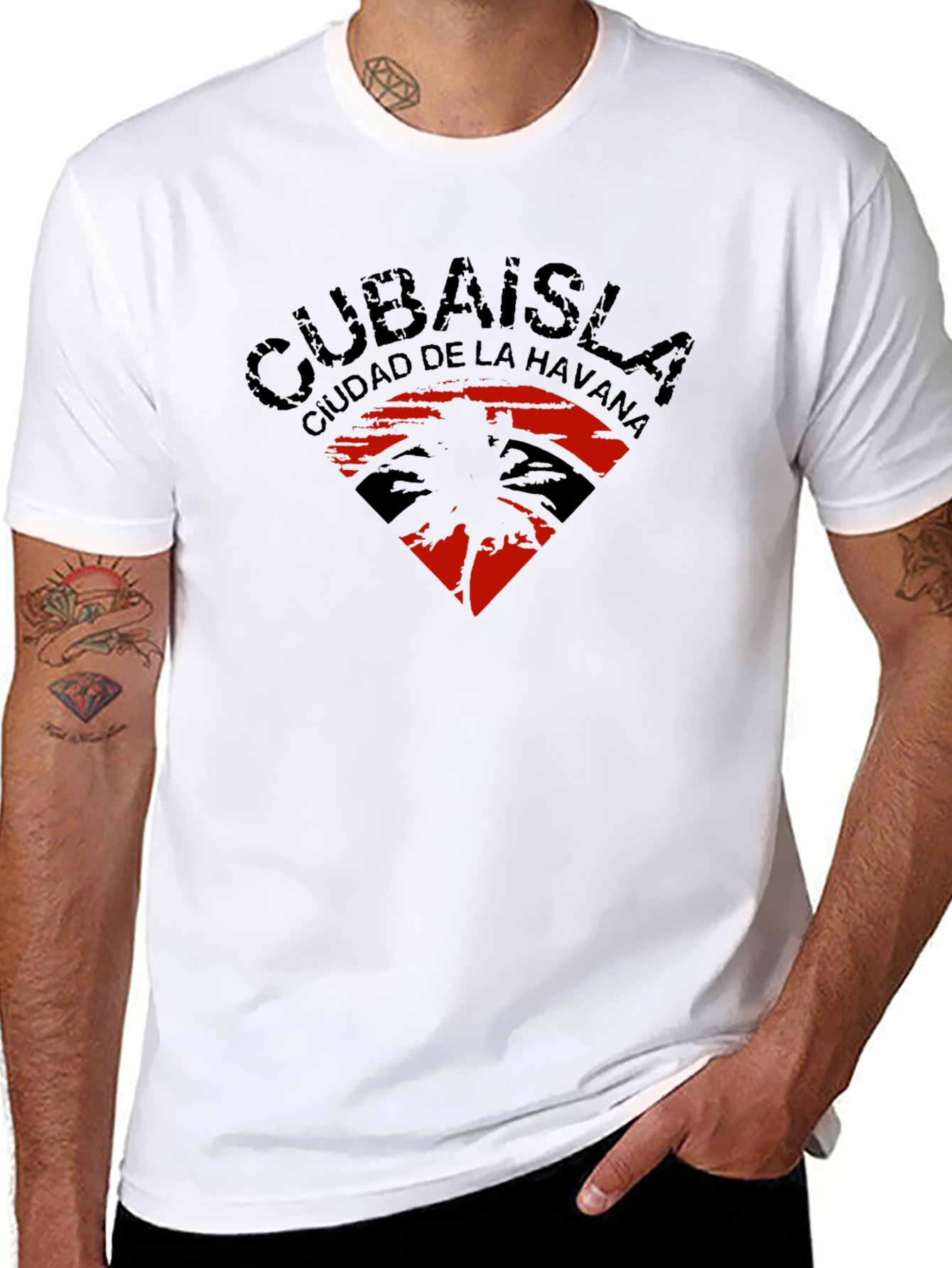 Cuba Isla T-Shirt - Havana Design