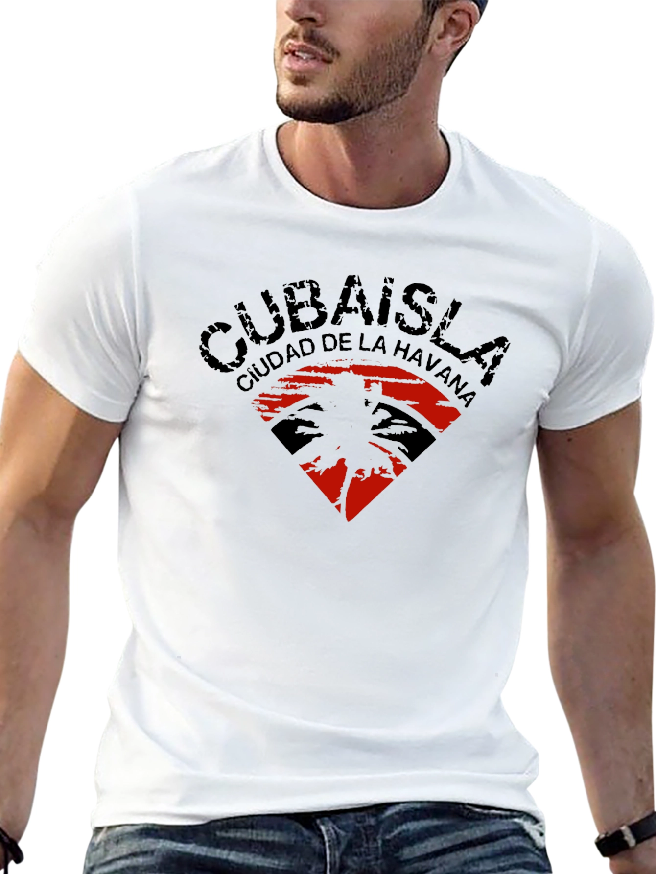 Cuba Isla T-Shirt - Havana Design