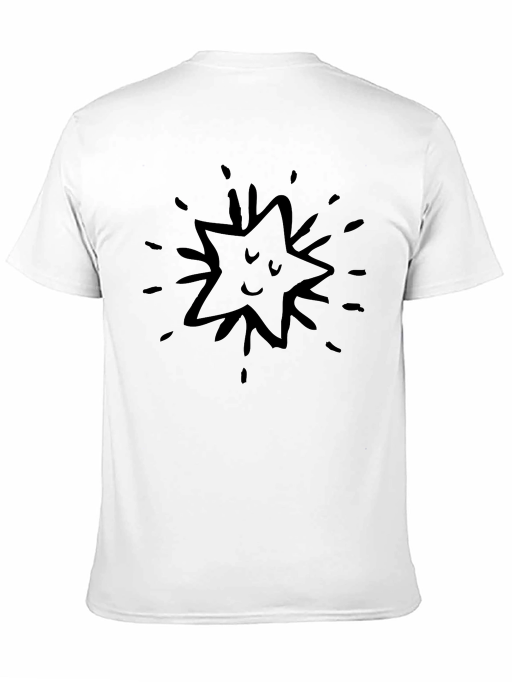 Funny Star Black T-Shirt